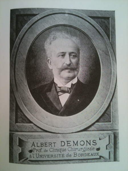 Demons Albert professeur médecine Bordeaux 1842- 1920