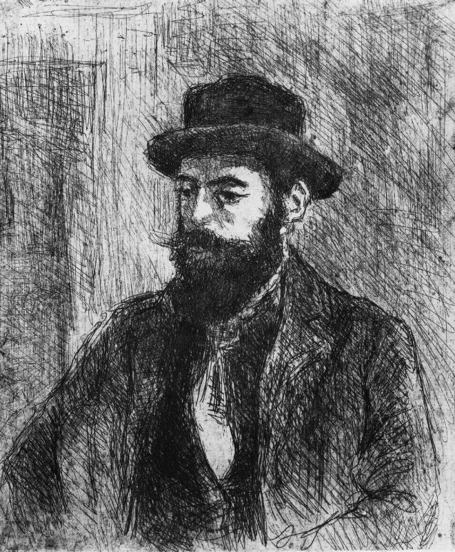 Lusien Pissarro par son père Camille